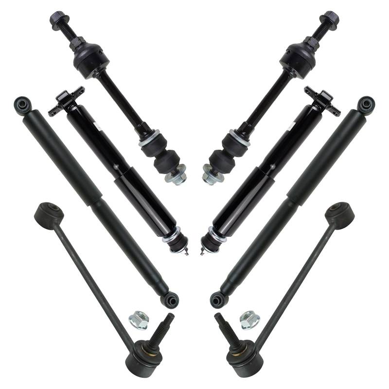 TRQ Federungssatz vorne und hinten, kompatibel mit 09-10 Dodge Ram 1500 11-13 Ram 1500 von TRQ