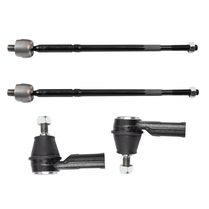 TRQ Spurstangenset vorne innen und außen kompatibel mit 14-23 Mirage 17-23 Mirage G4 von TRQ