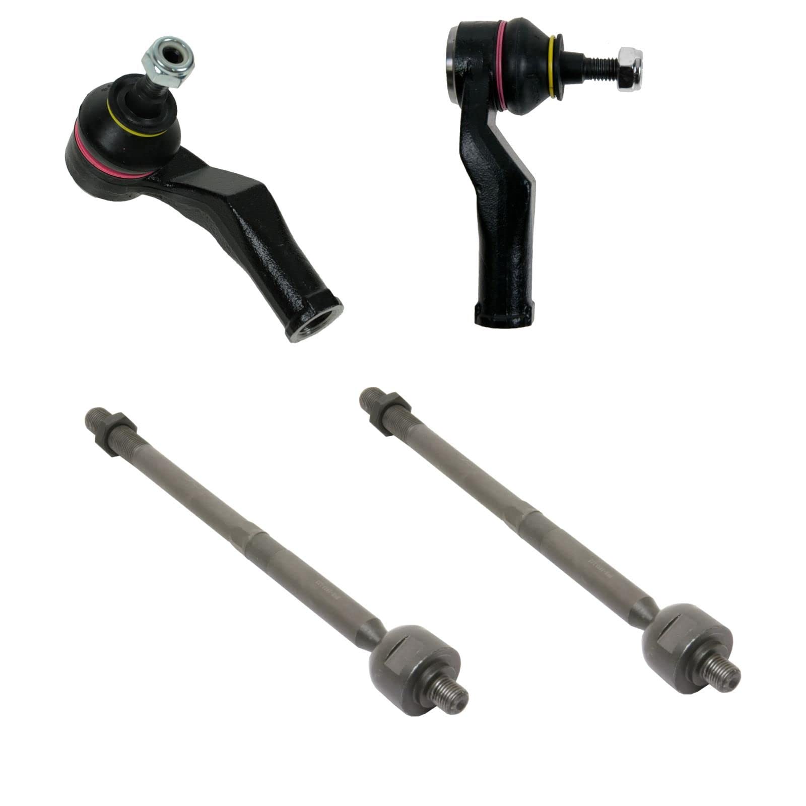 TRQ Spurstangenset vorne kompatibel mit Volvo C30 2006-2013 C70 2004-2011 S40 2005-2011 V50 TRQ Spurstangenset vorne kompatibel mit Volvo C30 2006-2013 C70 2004-2011 S40 2005-2011 V50 von TRQ