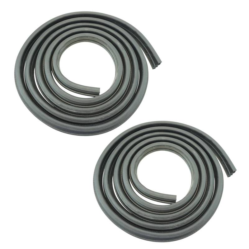 TRQ Tür-Dichtungsleisten-Dichtungssatz, vorne Fahrer- und Beifahrerseite, kompatibel mit 00–05 Excursion 99–11 F-150 04 F-150 Heritage 99 F-250 F-250 Super Duty 99–16 F-350 Super Duty F-450 von TRQ