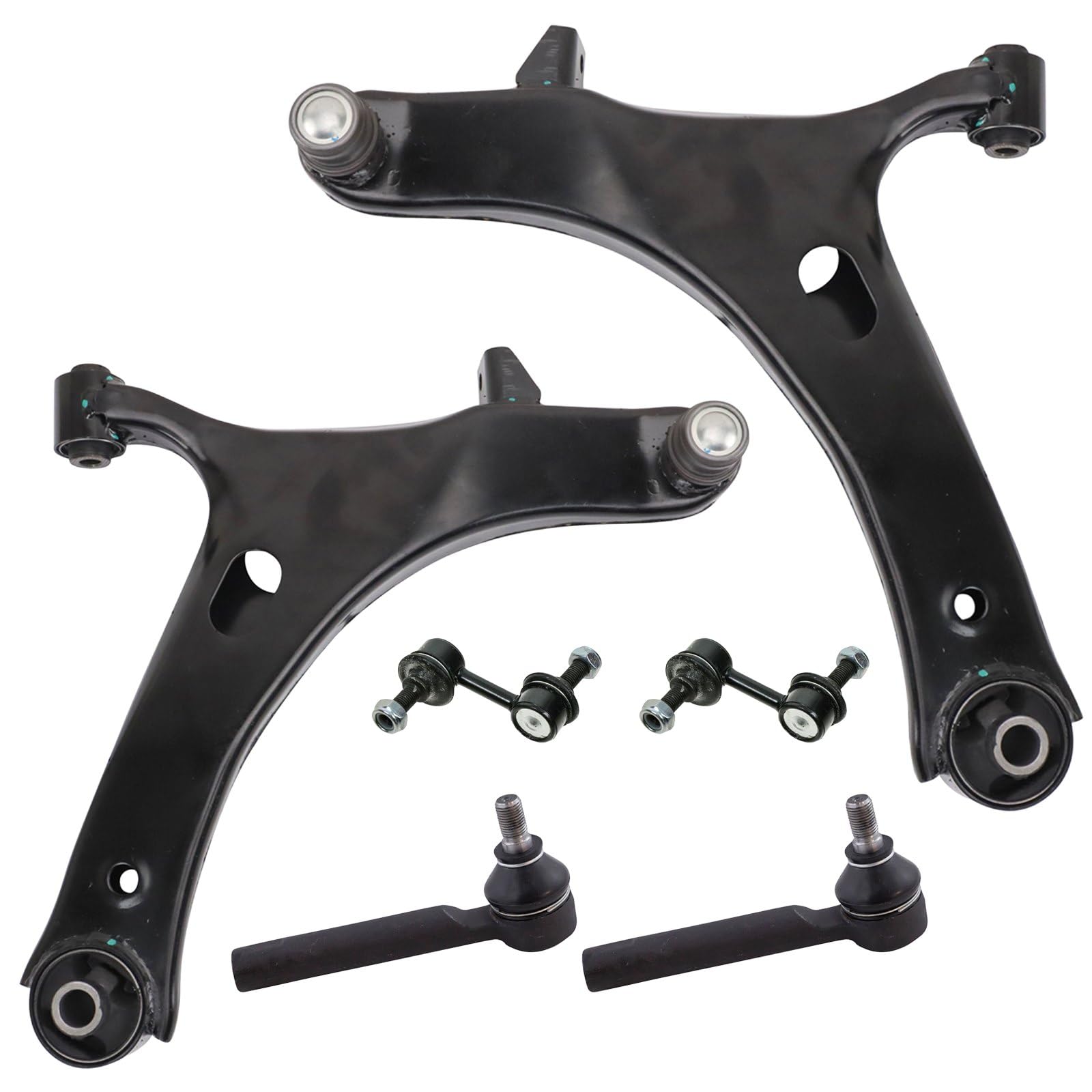 TRQ Vorderlenkung & Aufhängungs-Set, Querlenker mit Kugelgelenk, Querlenker, Stabilisator, Verbindungsstange, kompatibel mit Subaru Impreza 2008–2016 von TRQ