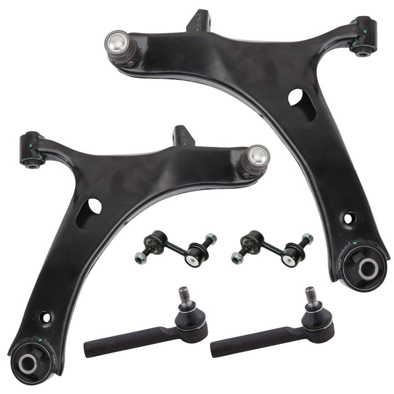 TRQ Vorderlenkung & Aufhängungs-Set, Querlenker mit Kugelgelenk, Querlenker, Stabilisator, Verbindungsstange, kompatibel mit Subaru Impreza 2008–2016 von TRQ