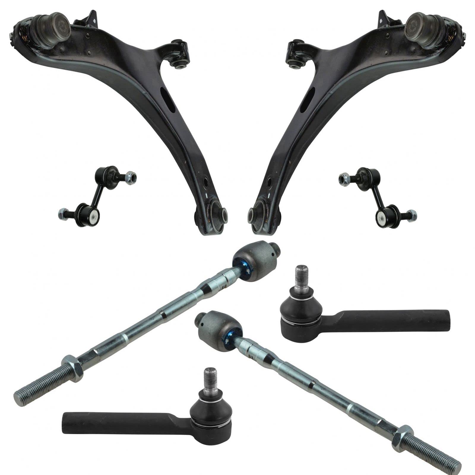 TRQ Vorderlenkung & Aufhängungs-Set, Querlenker mit Kugelgelenk, Querlenker, Stabilisator, Verbindungsstange, kompatibel mit Subaru Legacy Outback 2005–2009 TRQ Vorderlenkung & Aufhängungs-Set, Querlenker mit Kugelgelenk, Querlenker, Stabilisator, Verbindungsstange, kompatibel mit Subaru Legacy Outback 2005–2009 von TRQ