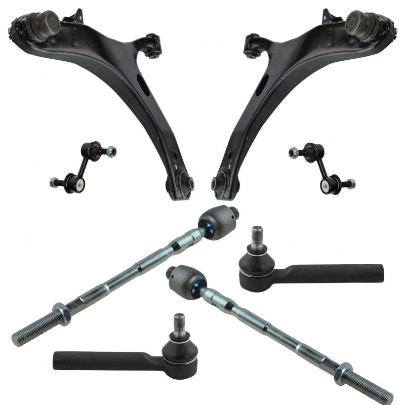 TRQ Vorderlenkung & Aufhängungs-Set, Querlenker mit Kugelgelenk, Querlenker, Stabilisator, Verbindungsstange, kompatibel mit Subaru Legacy Outback 2005–2009 von TRQ