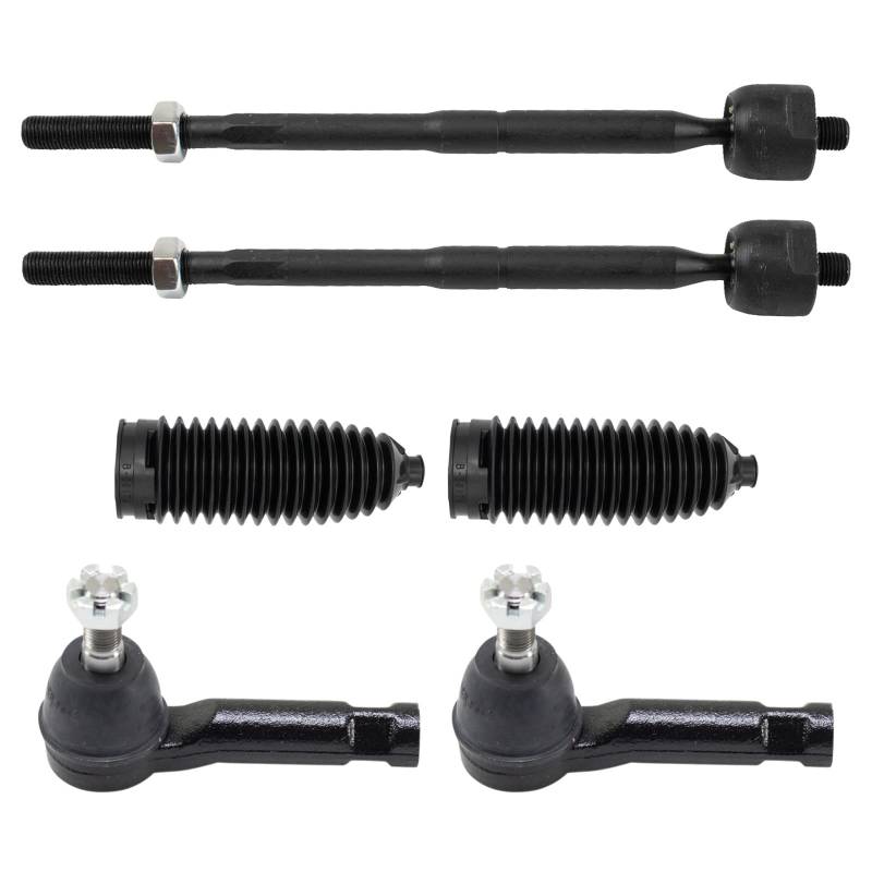 TRQ Vorderlenkungssatz Lenkstange & Ritzel Balg Spurstange kompatibel mit Mazda CX-5 2013-2016 von TRQ
