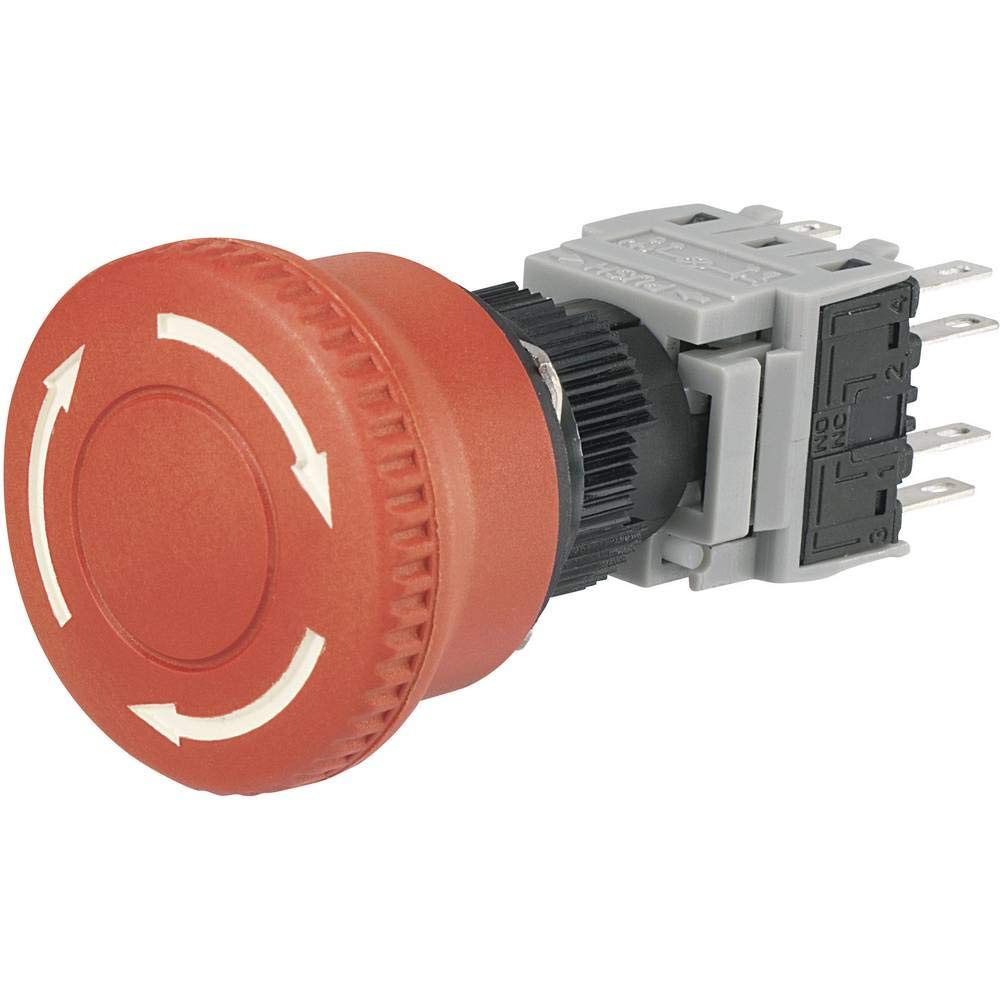 TRU COMPONENTS LAS1-BY-22TSB Not-Aus-Schalter 2 Öffner, 2 Schließer 1 St. TRU COMPONENTS LAS1-BY-22TSB Not-Aus-Schalter 2 Öffner, 2 Schließer 1 St. von TRU Components
