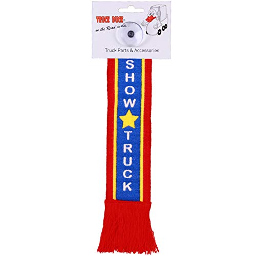 TRUCK DUCK® LKW Auto Minischal Show Truck Trucker Mini Schal Wimpel Flagge Fahne Saugnapf Spiegel Deko von TRUCK DUCK