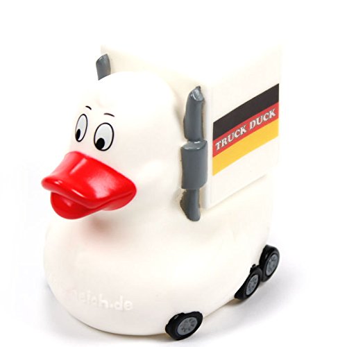 TRUCK DUCK® Original Truck Duck Figur Trucker LKW Auto Fahrer Ente mit Deutschland Germany Flagge Fahne Wimpel von TRUCK DUCK