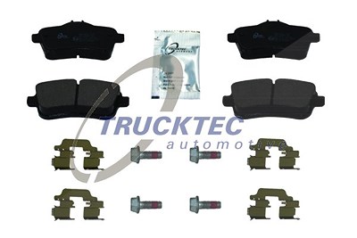 Trucktec Automotive Bremsbelagsatz, Scheibenbremse [Hersteller-Nr. 02.35.496] für Mercedes-Benz von TRUCKTEC AUTOMOTIVE