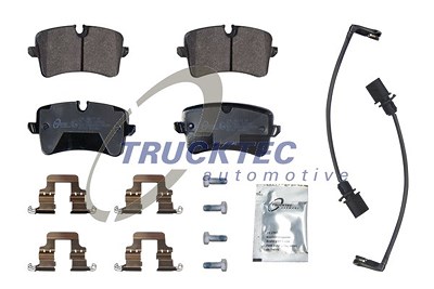 Trucktec Automotive Bremsbeläge hinten (Satz) [Hersteller-Nr. 07.35.260] für Audi von TRUCKTEC AUTOMOTIVE
