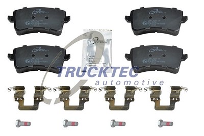 Trucktec Automotive Bremsbeläge hinten (Satz) [Hersteller-Nr. 07.35.191] für Audi von TRUCKTEC AUTOMOTIVE