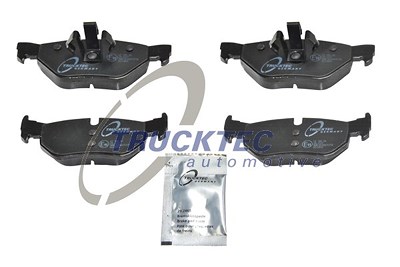 Trucktec Automotive Bremsbeläge hinten (Satz) [Hersteller-Nr. 08.35.130] für BMW von TRUCKTEC AUTOMOTIVE