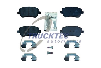 Trucktec Automotive Bremsbeläge vorne (Satz) [Hersteller-Nr. 02.35.449] für Dacia, Mercedes-Benz, Nissan, Renault von TRUCKTEC AUTOMOTIVE
