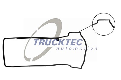 Trucktec Automotive Dichtung, Zylinderkopfhaube [Hersteller-Nr. 02.10.103] für Mercedes-Benz von TRUCKTEC AUTOMOTIVE