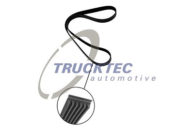 Trucktec Automotive Keilrippenriemen [Hersteller-Nr. 07.19.104] für Audi, Chrysler, Citroën, Fiat, Mini, Nissan von TRUCKTEC AUTOMOTIVE
