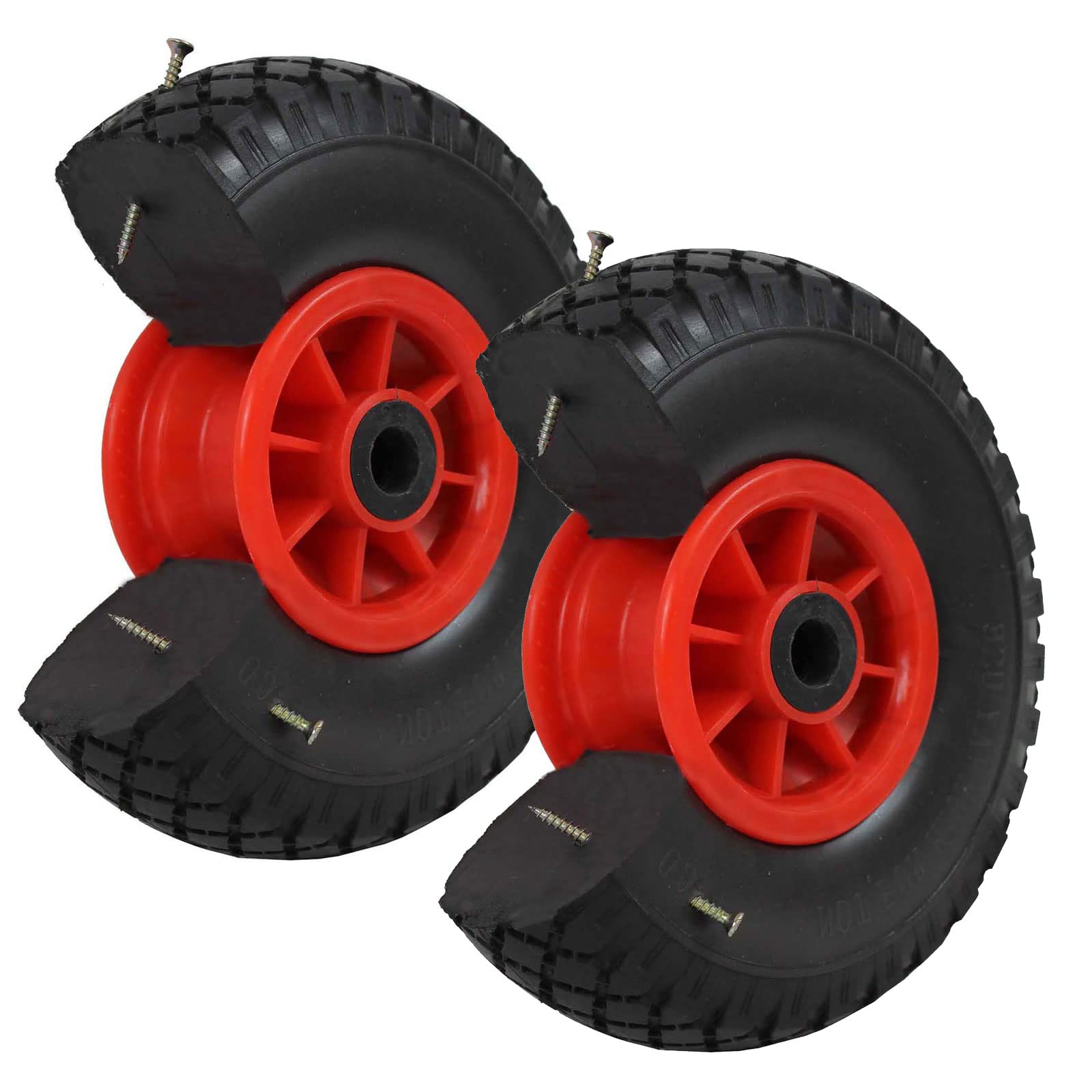 2x TRUTZHOLM Sackkarrenrad Vollgummi 260x85 mm 3.00-4 PU Pannensicher Sackkarre Ersatzrad Rad Reifen 2x TRUTZHOLM Sackkarrenrad Vollgummi 260x85 mm 3.00-4 PU Pannensicher Sackkarre Ersatzrad Rad Reifen von TRUTZHOLM
