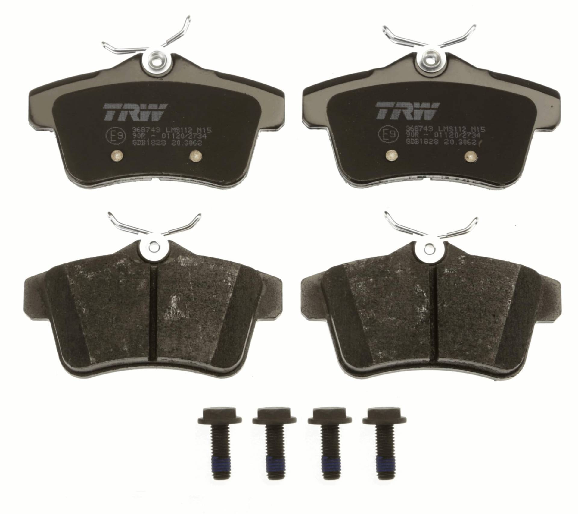 TRW GDB1828 Bremsbelagsatz 4-Teilig für Jeep Grand Cherokee IV SUV (WK, WK2) 2010 - Hinterachse und Andere Fahrzeuge TRW GDB1828 Bremsbelagsatz 4-Teilig für Jeep Grand Cherokee IV SUV (WK, WK2) 2010 - Hinterachse und Andere Fahrzeuge von TRW