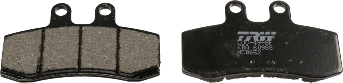 TRW MCB652 Organic Allround Bremsbelagsatz für MZ 660 Vorderachse und andere Motorräder TRW MCB652 Organic Allround Bremsbelagsatz für MZ 660 Vorderachse und andere Motorräder von TRW