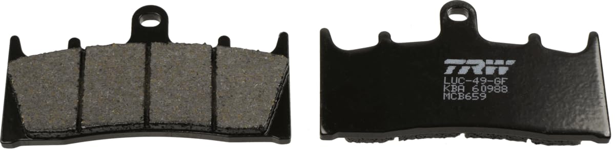 TRW MCB659 Organic Allround Bremsbelagsatz für Suzuki Motorcycles GSF 1989 - Vorderachse und andere Motorräder TRW MCB659 Organic Allround Bremsbelagsatz für Suzuki Motorcycles GSF 1989 - Vorderachse und andere Motorräder von TRW