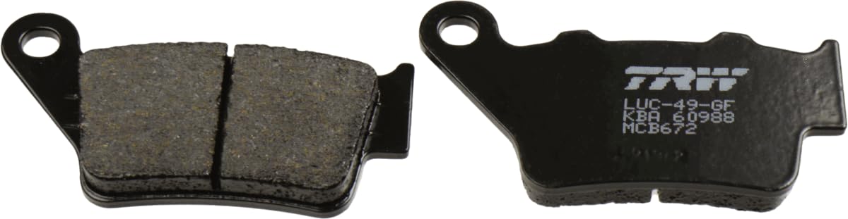 TRW MCB672 Organic Allround Bremsbelagsatz für Ducati Sport Hinterachse und andere Motorräder TRW MCB672 Organic Allround Bremsbelagsatz für Ducati Sport Hinterachse und andere Motorräder von TRW