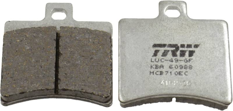 TRW MCB710EC Organic Low Budget Bremsbelagsatz für Aprilia Motorcycles Scarabeo DD Ditech 2001-2005 Hinterachse und andere Motorräder von TRW