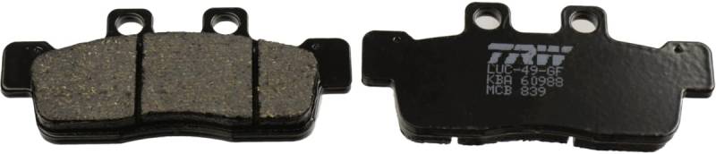 TRW MCB839 Organic Allround Bremsbelagsatz für MBK XC 1996-2006 Vorderachse und andere Motorräder von TRW