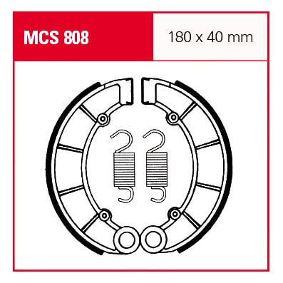 TRW Lucas Bremsbacken iF MCS808 180x40mm von TRW Lucas