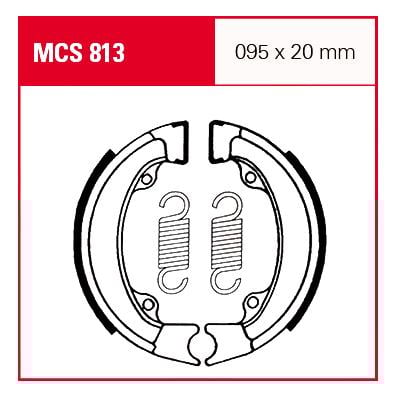 TRW Lucas Bremsbacken iF MCS813 95x20mm TRW Lucas Bremsbacken iF MCS813 95x20mm von TRW Lucas