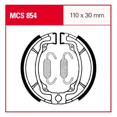 TRW Lucas Bremsbacken iF MCS854 110x30mm von TRW Lucas