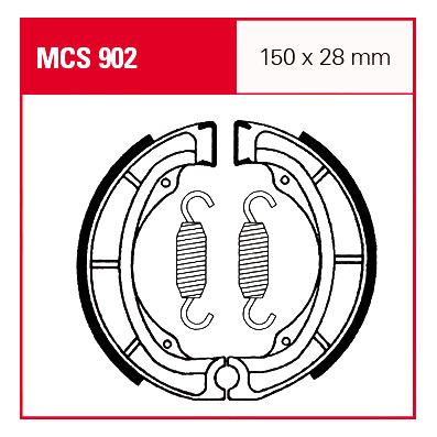 TRW Lucas Bremsbacken iF MCS902 150x28mm TRW Lucas Bremsbacken iF MCS902 150x28mm von TRW Lucas