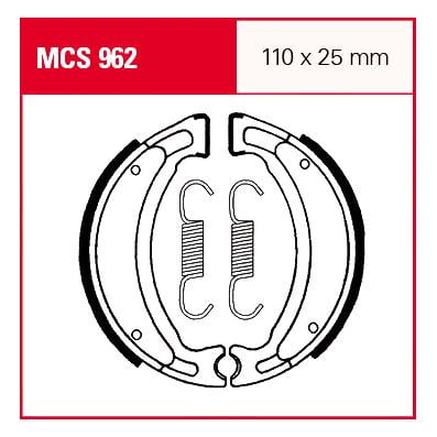 TRW Lucas Bremsbacken iF MCS962 110x25mm von TRW Lucas