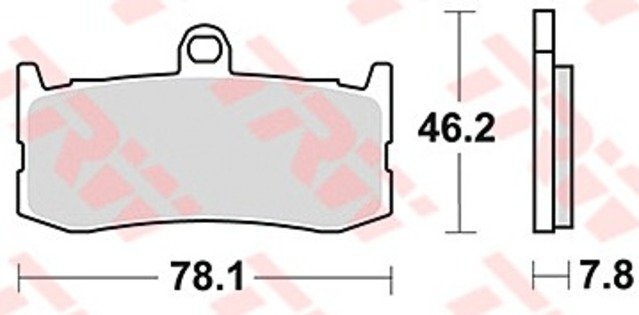 Brake Pad Mcb816Sv von TRW