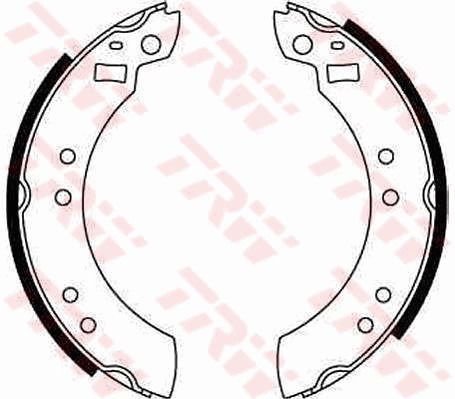 Bremsbackensatz Hinterachse TRW GS6124 Bremsbackensatz Hinterachse TRW GS6124 von TRW