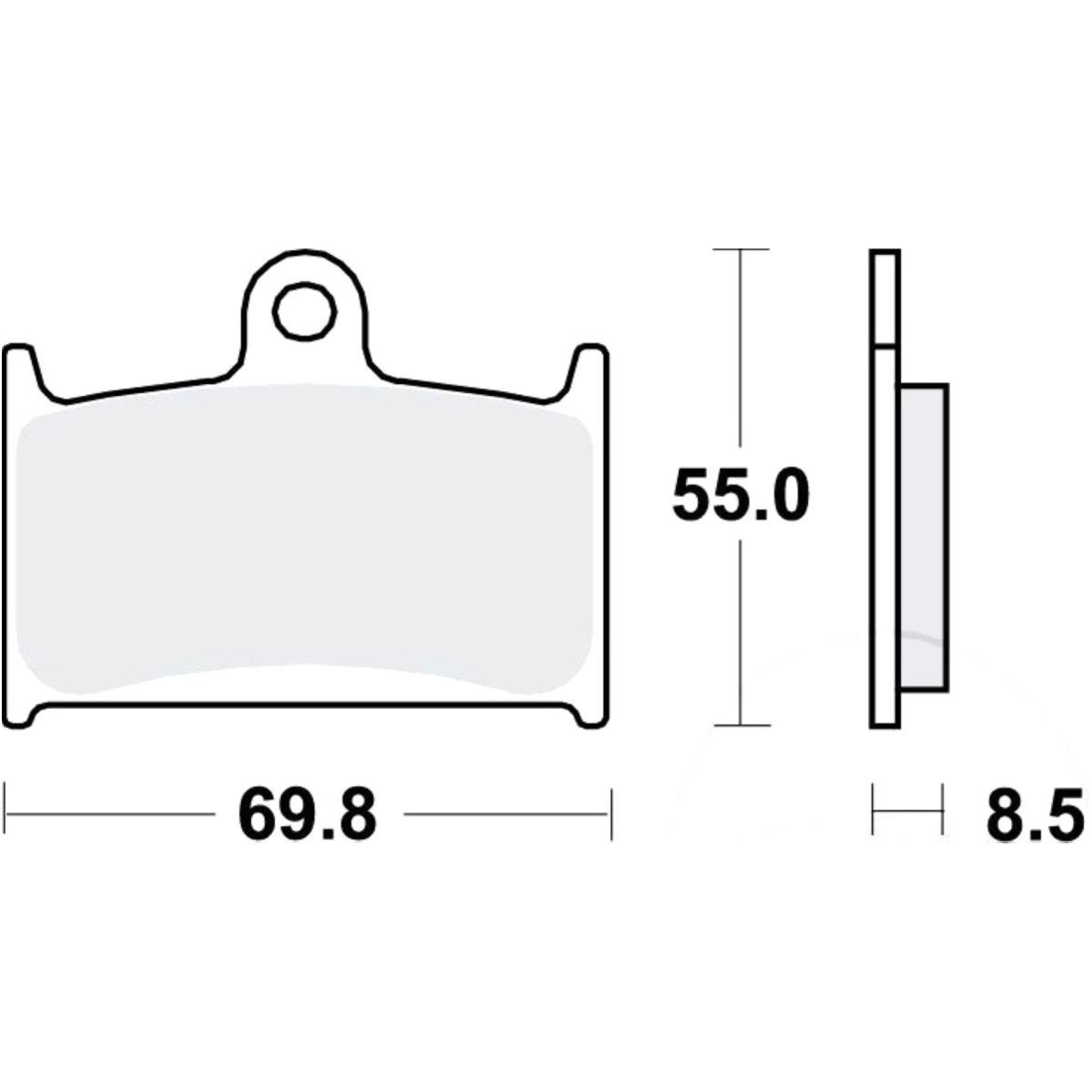 Bremsbeläge bremsklotz sinter srt trw mcb595srt Bremsbeläge bremsklotz sinter srt trw mcb595srt von TRW
