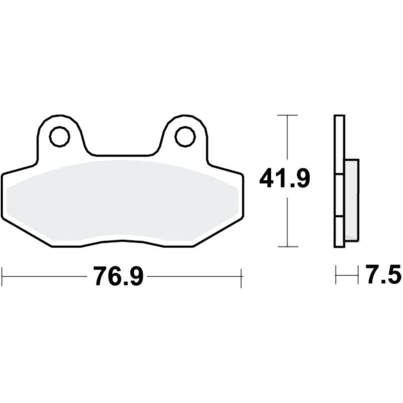 Bremsbeläge bremssteine bremsklotz lc trw mcb822lc von TRW