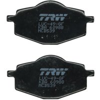 Bremsbelagsatz, Scheibenbremse LUCAS TRW MCB539 Bremsbelagsatz, Scheibenbremse LUCAS TRW MCB539 von Trw