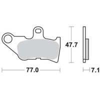 Bremsbelagsatz TRW MCB728 Bremsbelagsatz TRW MCB728 von Trw