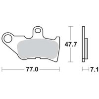 Bremsbelagsatz LUCAS TRW MCB728 von Trw