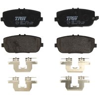 Bremsbelagsatz TRW GDB3402, Hinten von Trw