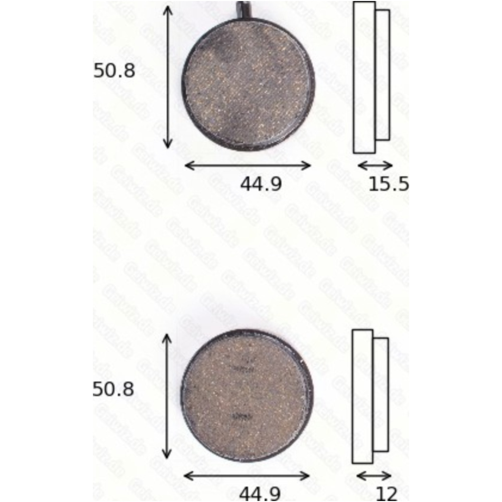 Bremsklötze scheibenbremsbeläge mcb 014 mit abe von TRW