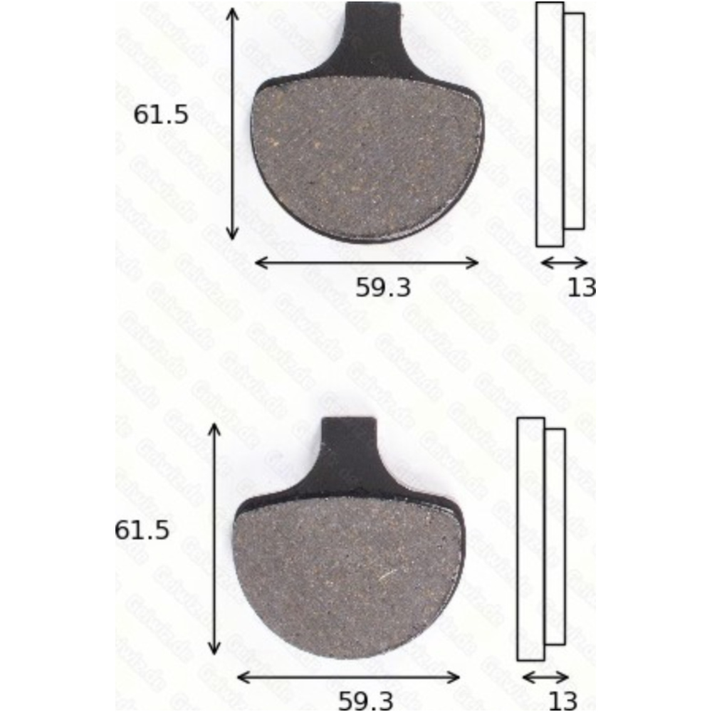 Bremsklötze scheibenbremsbeläge mcb 548 mit abe Bremsklötze scheibenbremsbeläge mcb 548 mit abe von TRW