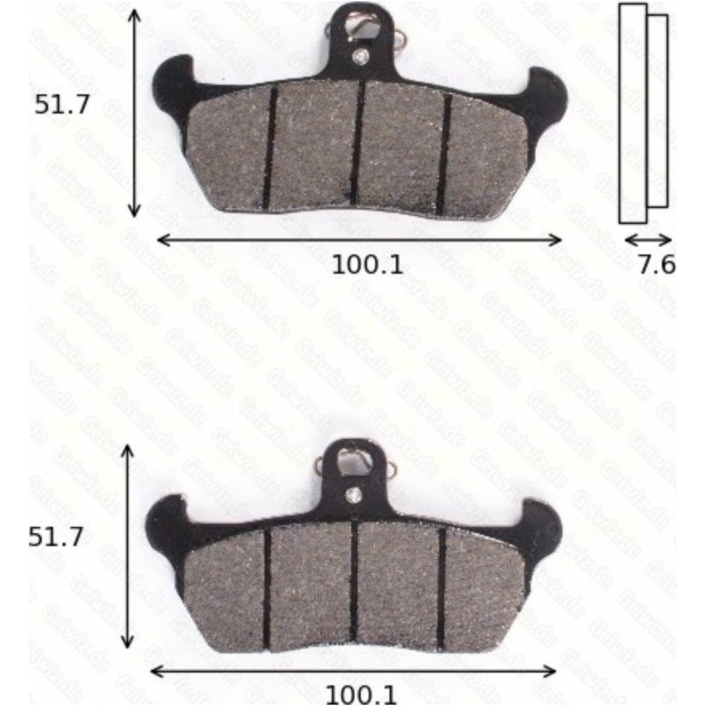 Bremsklötze scheibenbremsbeläge mcb 618 mit abe Bremsklötze scheibenbremsbeläge mcb 618 mit abe von TRW