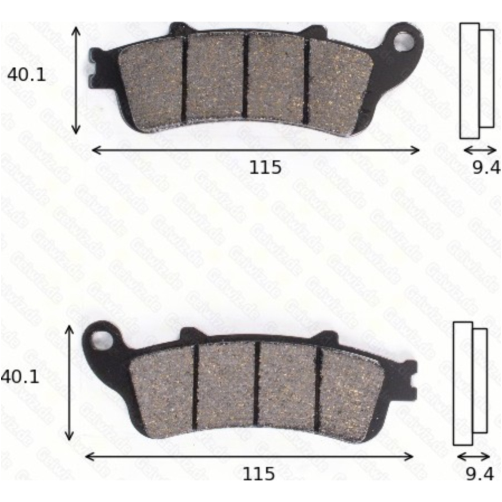 Bremsklötze scheibenbremsbeläge mcb 693 srm mit abe Bremsklötze scheibenbremsbeläge mcb 693 srm mit abe von TRW