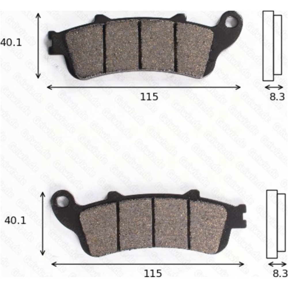 Bremsklötze scheibenbremsbeläge mcb 705 / mcb 704 mit abe Bremsklötze scheibenbremsbeläge mcb 705 / mcb 704 mit abe von TRW