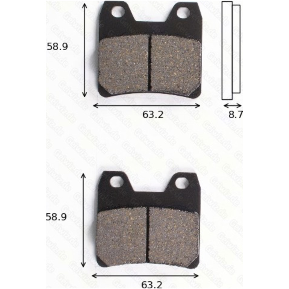 Bremsklötze scheibenbremsbeläge mcb 725 mit abe Bremsklötze scheibenbremsbeläge mcb 725 mit abe von TRW