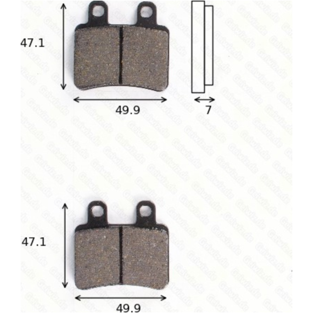 Bremsklötze scheibenbremsbeläge mcb 735 ec mit abe Bremsklötze scheibenbremsbeläge mcb 735 ec mit abe von TRW