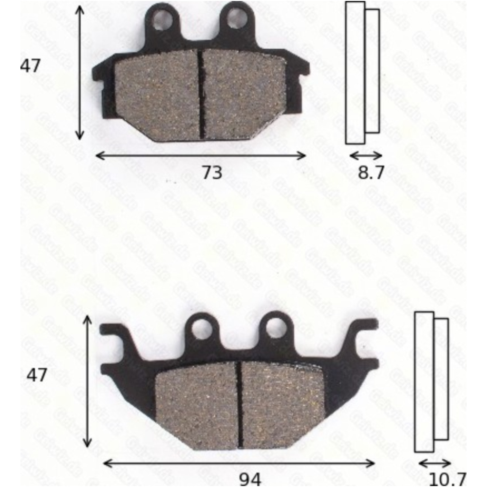Bremsklötze scheibenbremsbeläge mcb 760 si mit abe Bremsklötze scheibenbremsbeläge mcb 760 si mit abe von TRW
