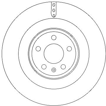 Trw Bremsscheibe [Hersteller-Nr. DF6343S] für Audi von TRW