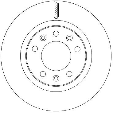 Trw Bremsscheibe [Hersteller-Nr. DF6785] für Peugeot von TRW