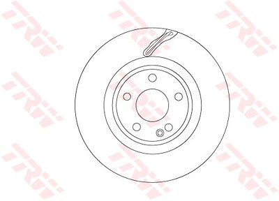 Trw Bremsscheibe [Hersteller-Nr. DF6867] für Infiniti von TRW
